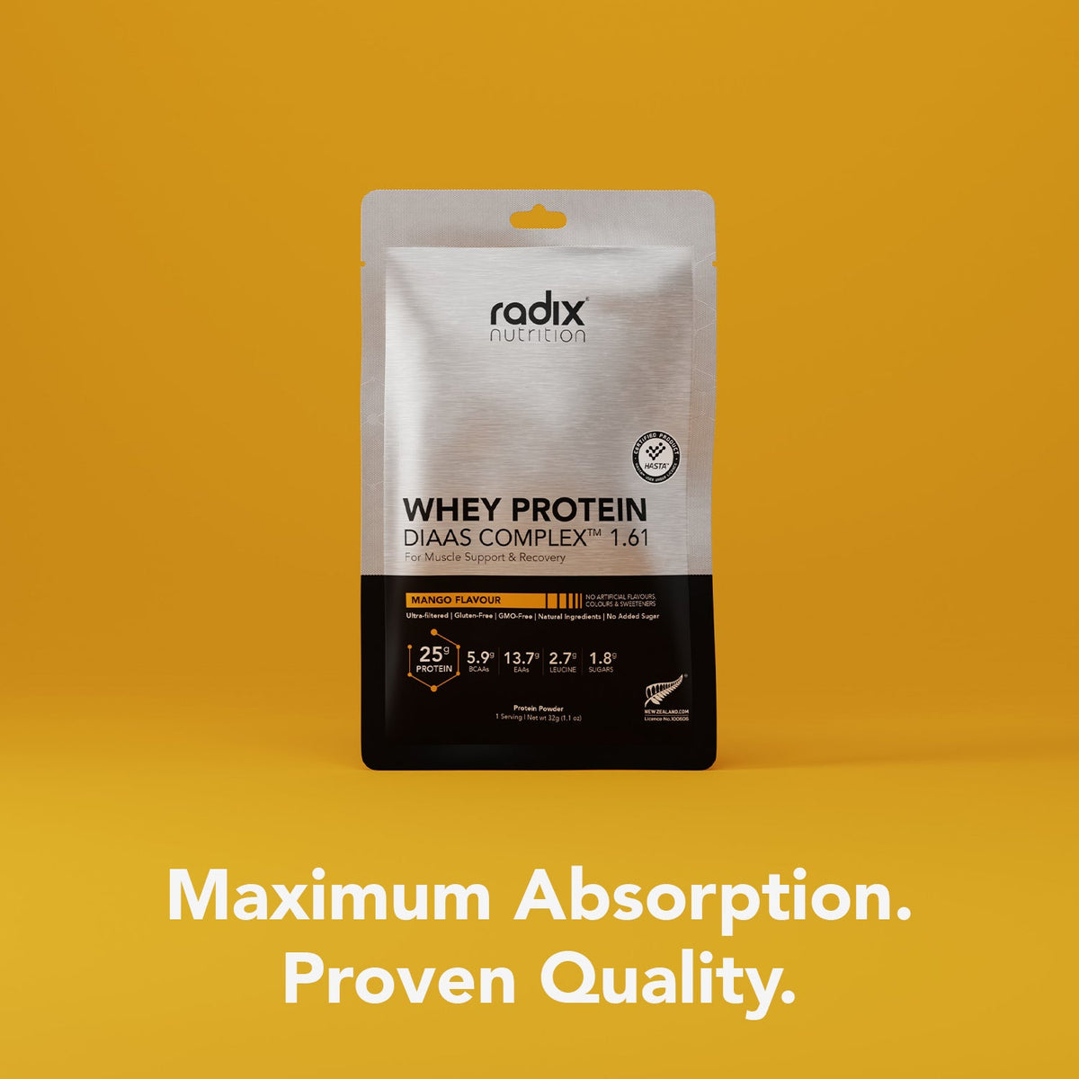 Whey Protein DIAAS Complex 1.61 - Mango / Single Serve