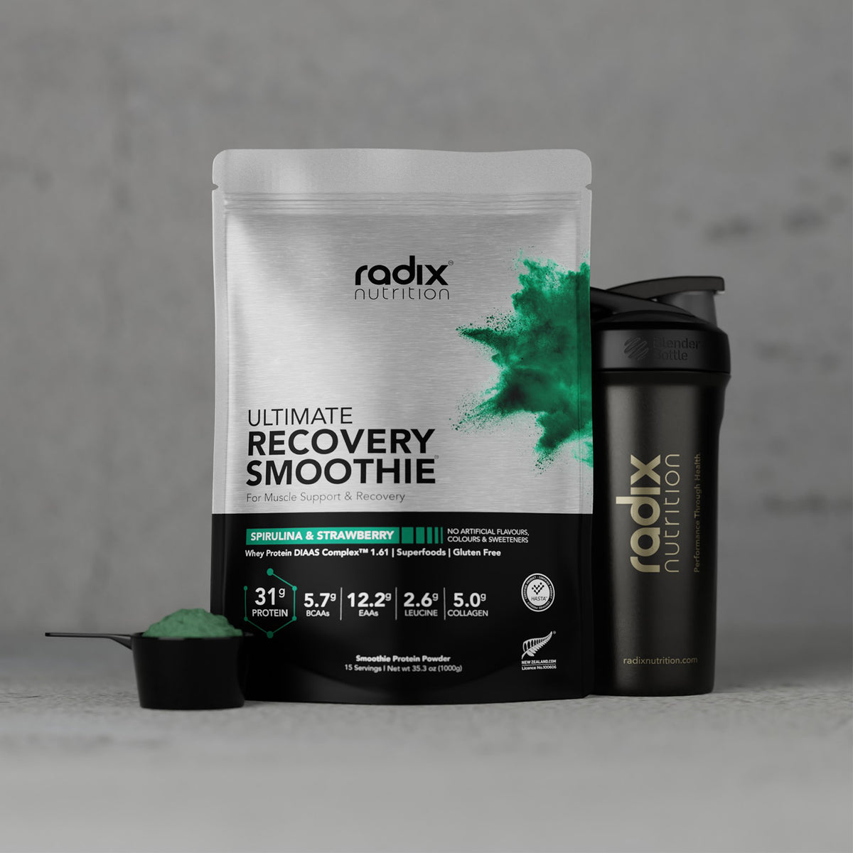 Ultimate Recovery Smoothie - Spirulina &amp; Strawberry / Bulk Bag