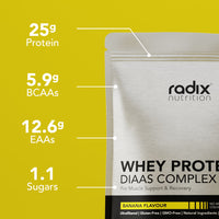 Whey Protein DIAAS Complex 1.61 - 1kg Bag / Banana