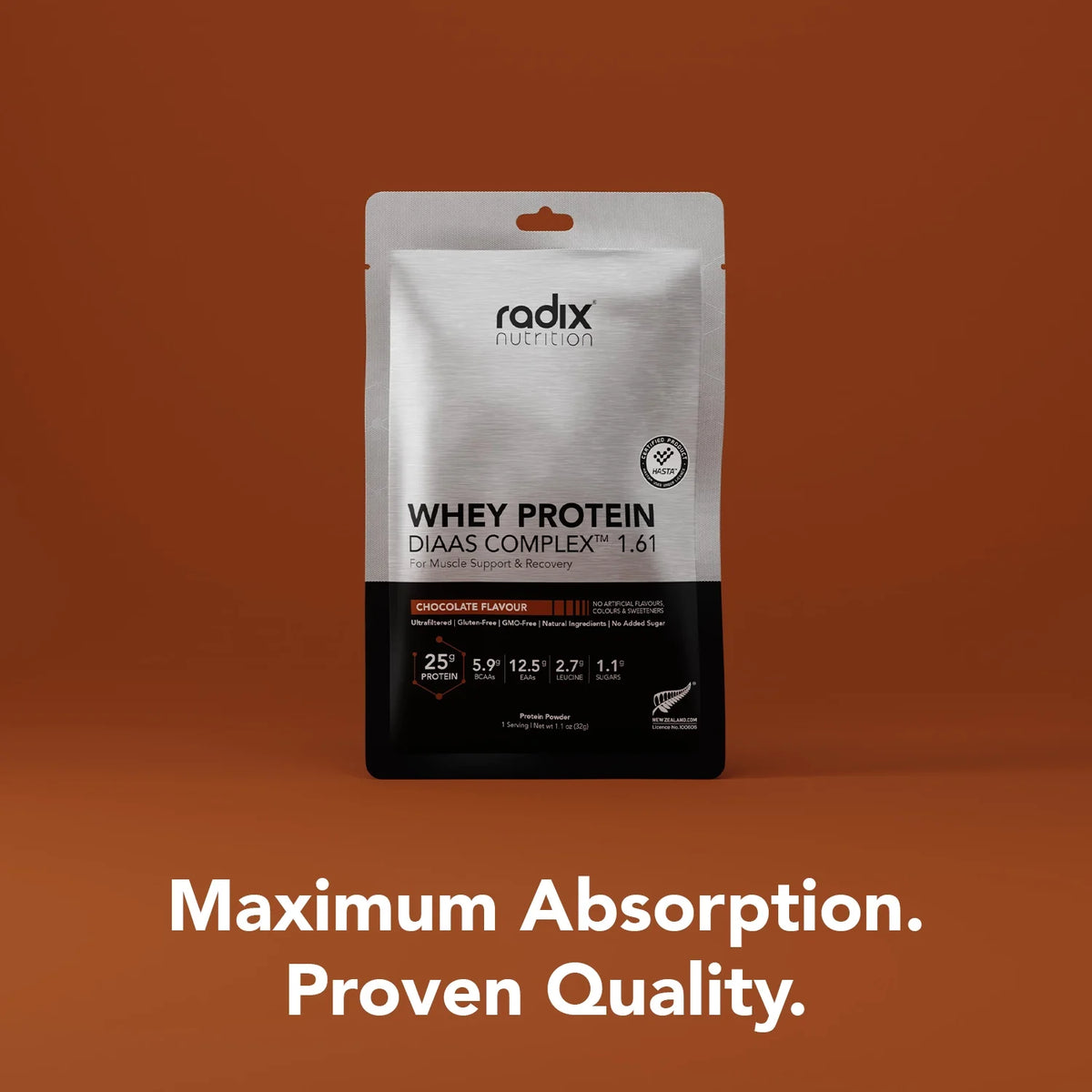 Whey Protein DIAAS Complex 1.61 - Chocolate / Single Serve