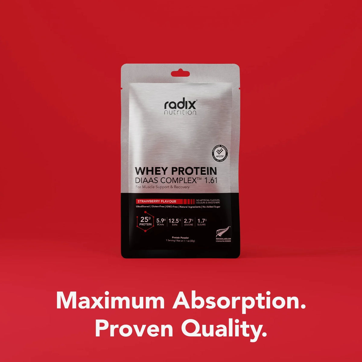 Whey Protein DIAAS Complex 1.61 - Strawberry / Single Serve