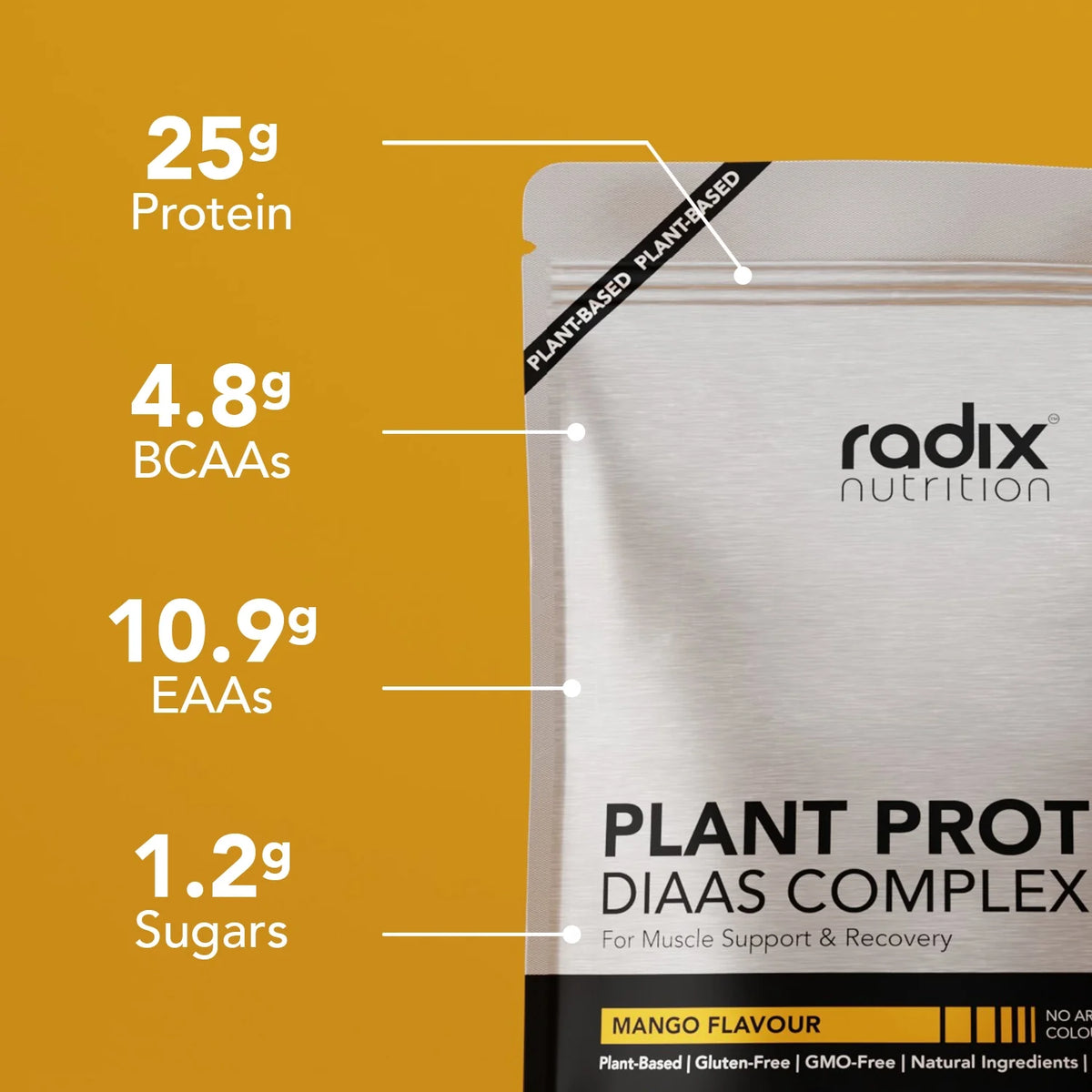 Plant Protein DIAAS Complex 1.30 - Mango / 1kg Bag