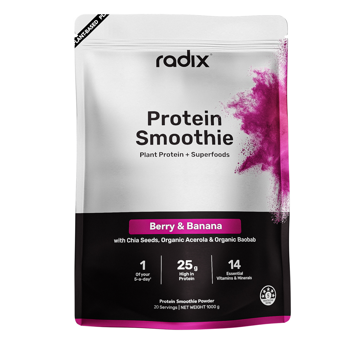 Plant Protein Smoothie - Berry &amp; Banana / Bulk Bag
